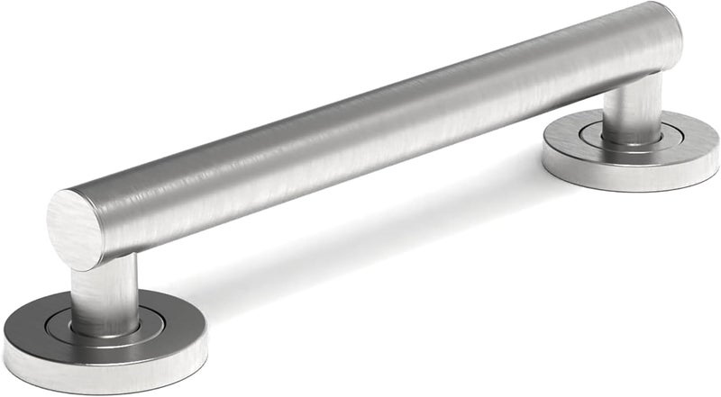AquaChase ADA Compliant Grab Bar, 500lbs Weight Support for Bath Safety (12 inch, Brushed Nickel) - Image 2